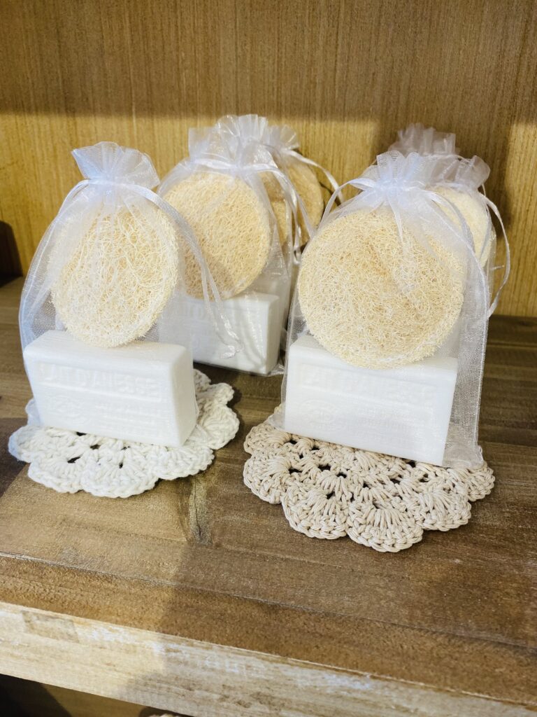 Pack Mini Mimos facial con jabón de leche de burra y disco de lufa natural - Ukuya Natural Córdoba