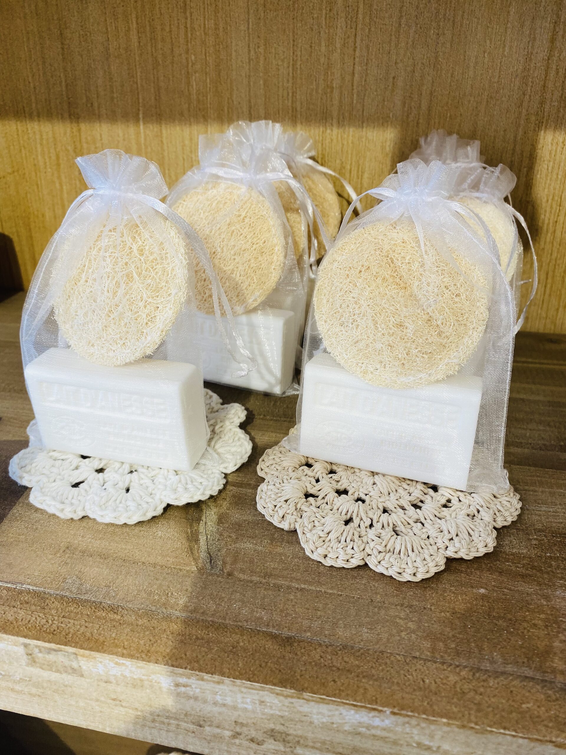 Pack Mini Mimos facial con jabón de leche de burra y disco de lufa natural - Ukuya Natural Córdoba